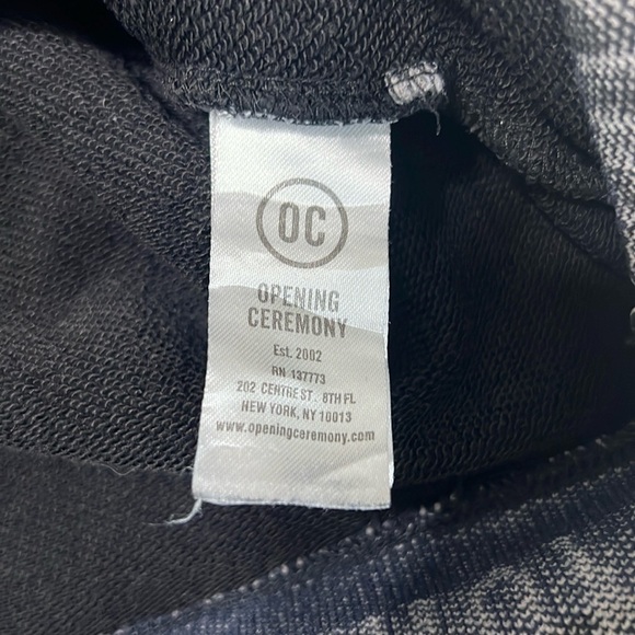 Opening Ceremony Logo Trim Hoodie – Black Medium – Minimalist Streetwear - Picture 5 of 7